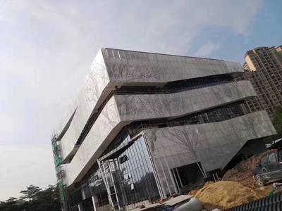 鏤空屏風 鋁單板雕刻窗花 方管鋁型材窗花